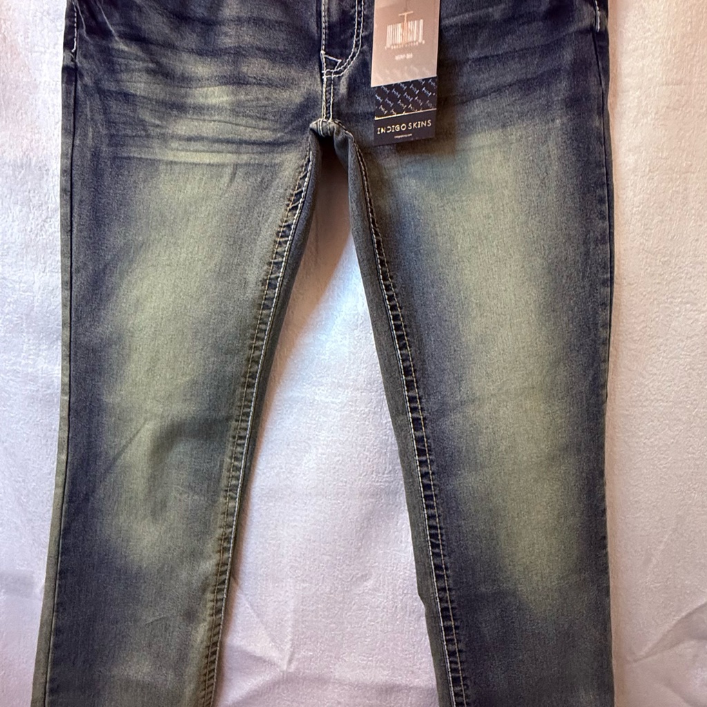 Indigo Skins Modern Bootcut Fit Stretch Denim Jeans Mens 32x32 Nwt
